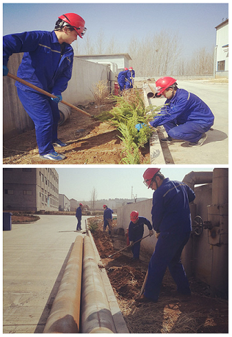 重山光电积极开展植树活动10
