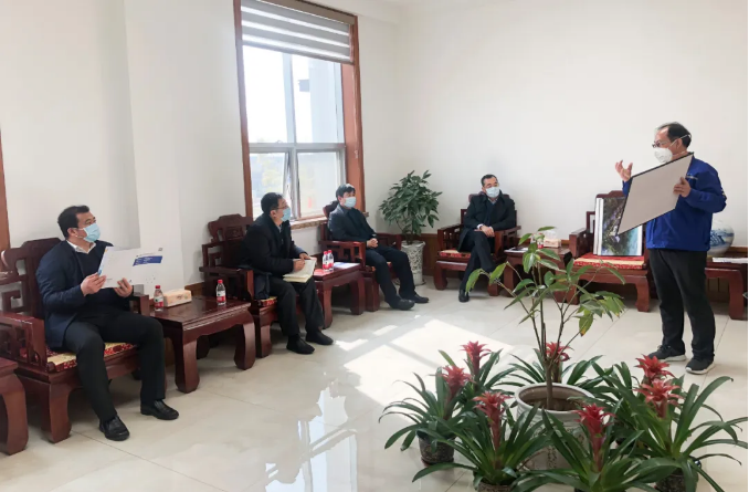 淄博市人社局领导一行到我公司调研考察项目建设及人才管理情况47