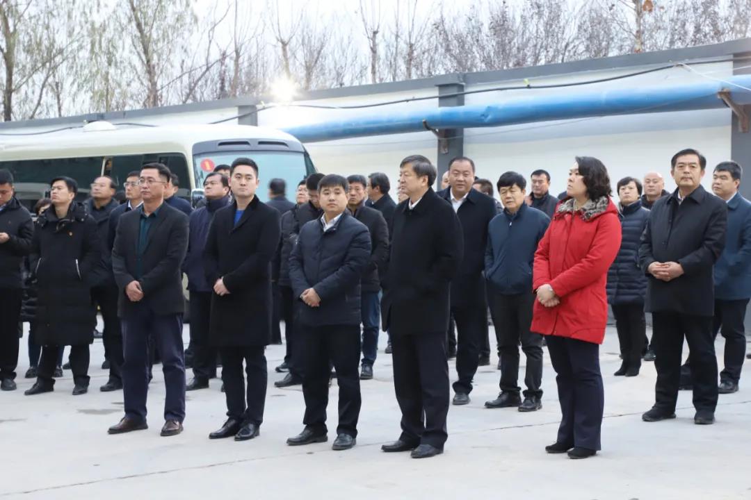 2020年淄川区科学发展暨基层党建现场观摩点评会到重山光电观摩点评