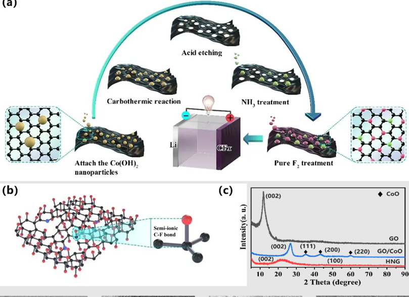 天大封伟教授团队 Nano Energy:纳米结构缺陷调控C-F键实现锂/氟化碳电池双高性能