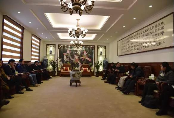 市科技局领导到集团调研工作