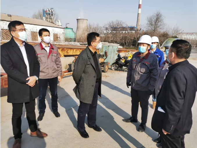 集团公司领导召开我公司省重大项目的现场协调会议